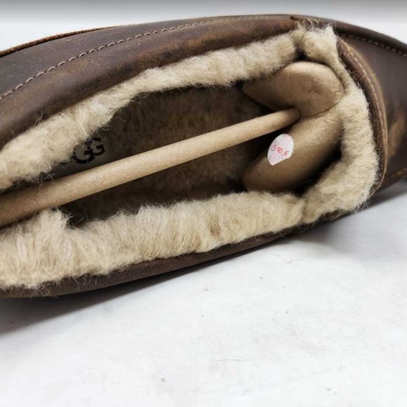 Men\'s 13 Ugg Ascot loafer slippers in brown main image 10